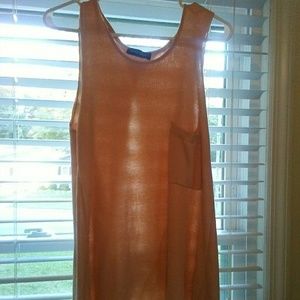 Peekaboo back knit tunic